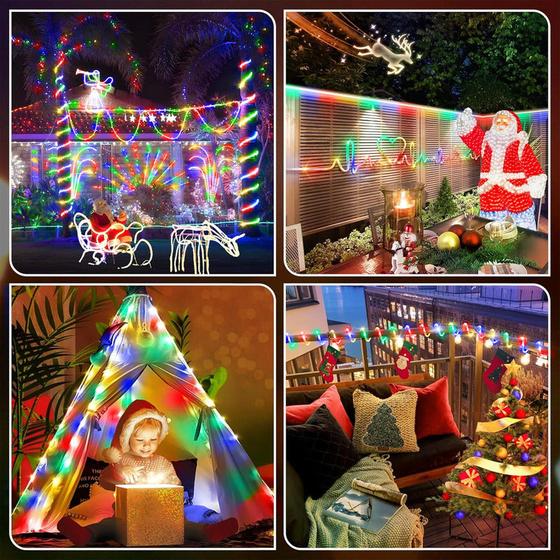 Manguera Led 5 M 8 Secuencias Luces Led De Navidad Luz Led