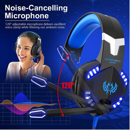 Audifonos Gamer Audifonos Alambricos Audífonos Con Microfono