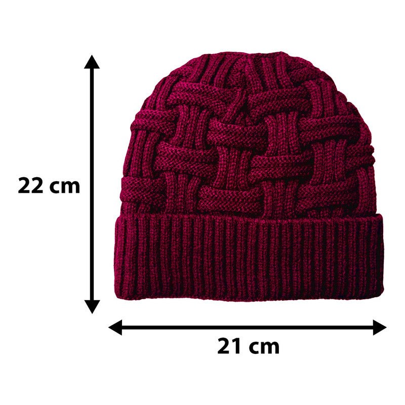 Gorro De Lana Gorro Con Interior Chiporro Gorro Invierno