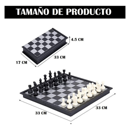 Juego De Ajedrez 31 Cm Tablero De Plastico Magnetico
