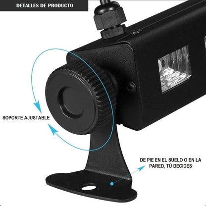 Pack X2 Luz Ultravioleta Luces Para Fiestas Barra Luz Negra