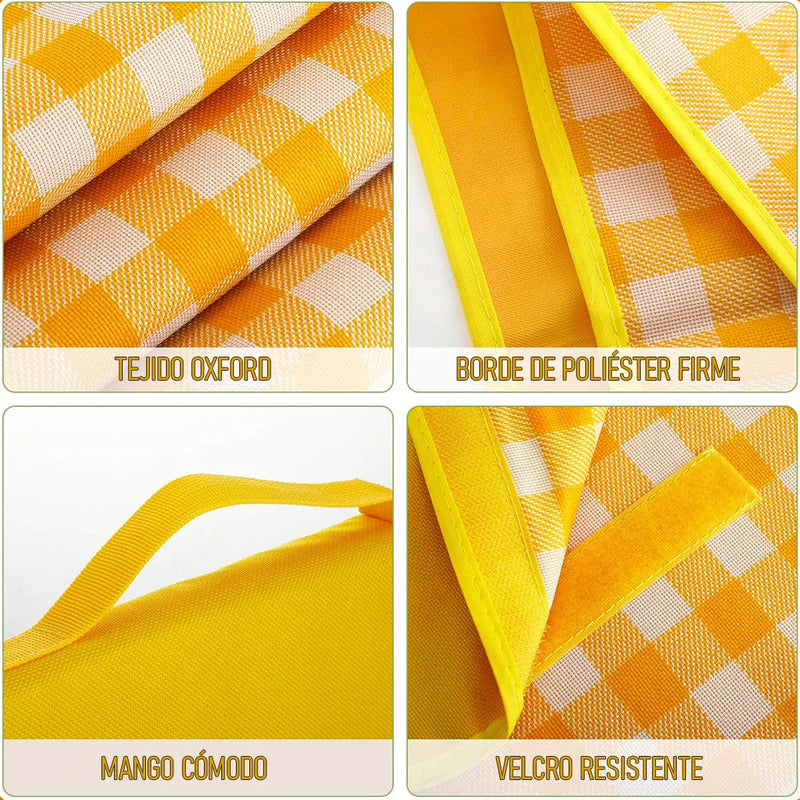 Manta Picnic Plegable Impermeable Naranja Y Amarillo Alfombra Cubrepiso Camping Manta Picnic Impermeable Arcashopping Alfombra Camping Manta Plegable Para Picnic Alfombra Lona Camping Impermeable
