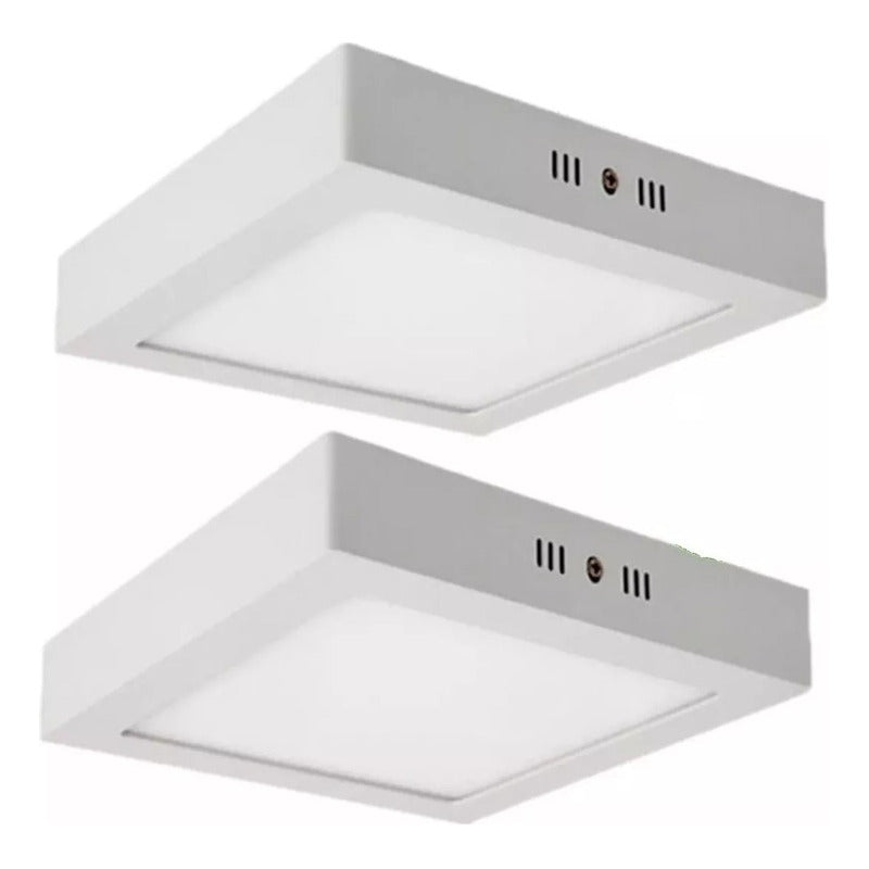 Pack X2 Foco Led Foco Led Sobrepuesto 18w Lamparas Techo
