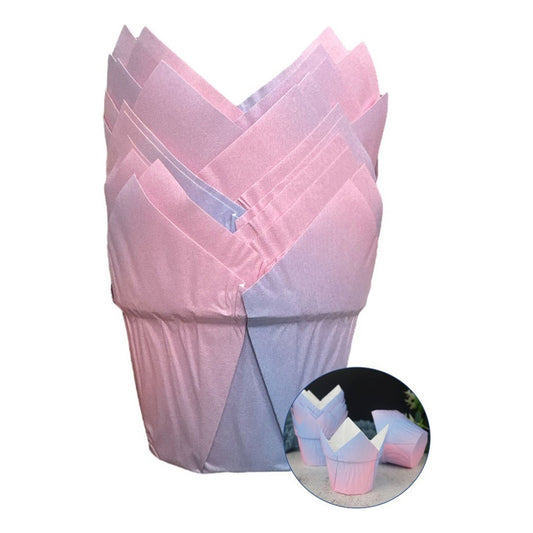 Pack X12 Capsula Para Hornear Capsulas Cupcakes Tulipanes Cu