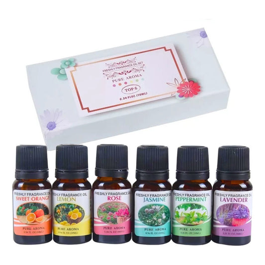 Pack 6 Esencias Para Humidificadores Aceites Aromaticos Humi