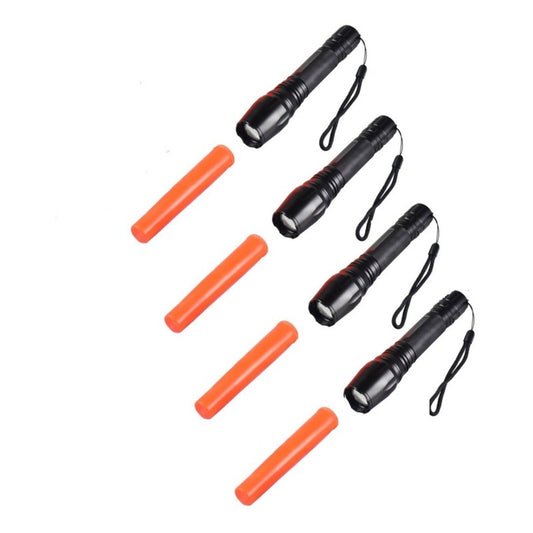 Pack X4 Linterna Led Camping Linterna Tactica 18000 Lumens