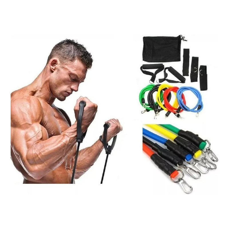 Kit Bandas Elásticas Banda Elastica De Resistencia 5 Colores