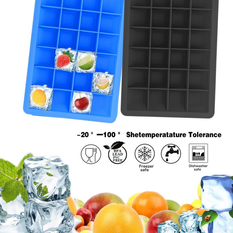 Molde Hielo Silicona Cubetera Hielo Helado Moldes 24 Cubos