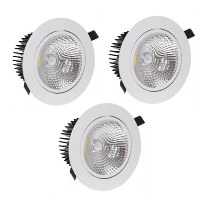 Pack X3 Focos Led Interior Embutido Foco Embutido Led 12w
