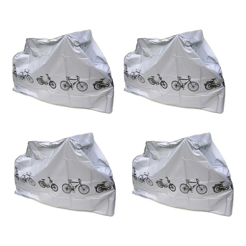 Pack X4 Funda Bicicleta Cobertora Impermeable Cobertor Bici