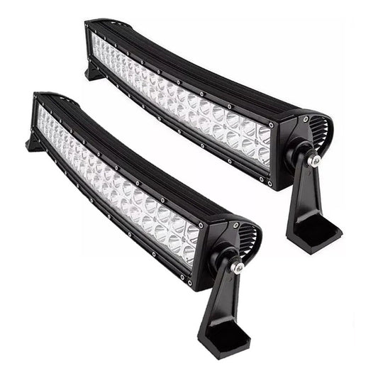 Pack X2 Barra Led 4x4 Barra Led Curva Barras Led 4x4 120w