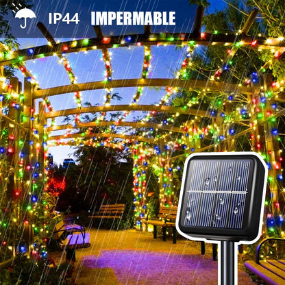 Pack X2 Luces Navideñas Solares Luces Led Solar Luces Navida
