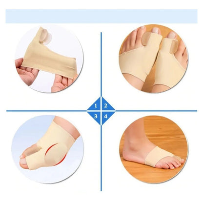 Pack X4 Corrector De Juanetes Separador Protector Juanetes