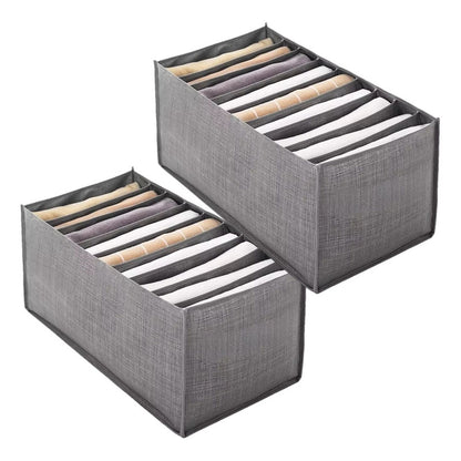 Pack X2 Organizador De Ropa De 9 Divisiones Ropa Interior