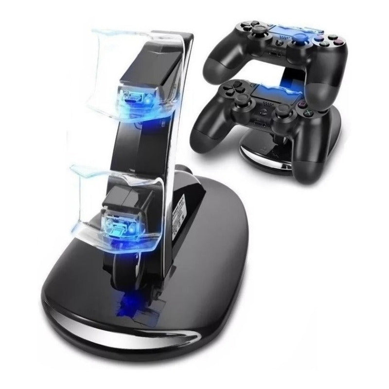 Cargador Doble Control Ps4 Cargador De Joystick Mando Ps4