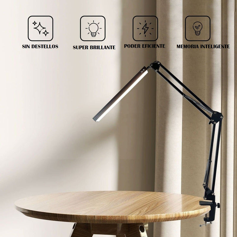Lampara Led Escritorio Lampara Articulada Con Abrazadera Usb