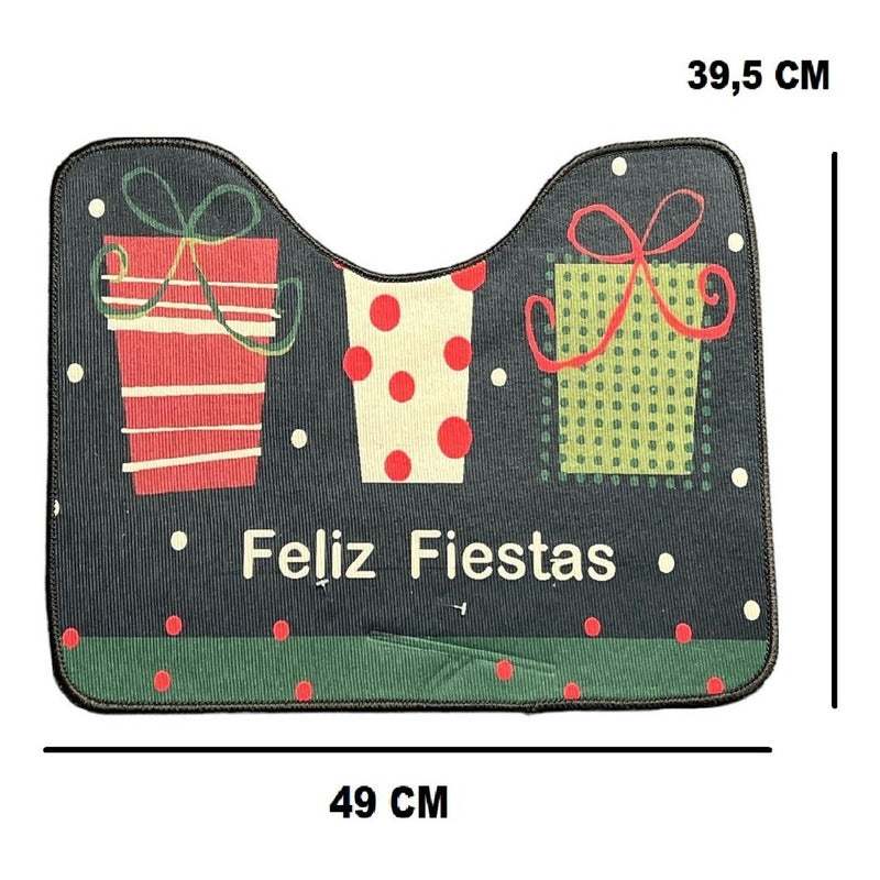 Set Fundas De Navidad Baño Cosas Navideñas Fundas Navidad