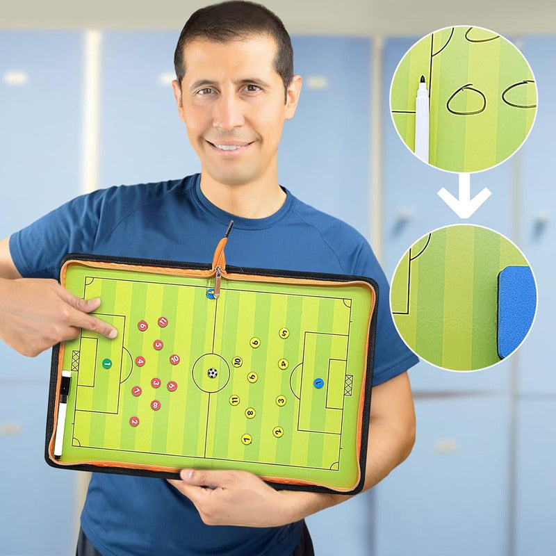 Pizarra Táctica De Futbol Tablero De Entrenamiento Magnético