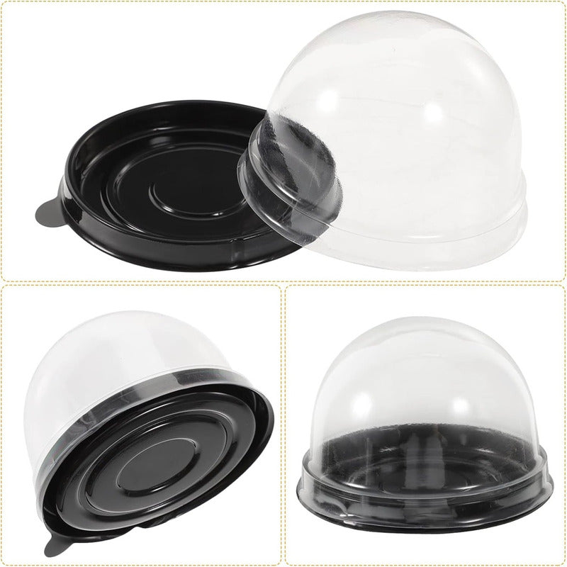 Pack X50 Envases De Plástico Desechables Recipiente Plástico