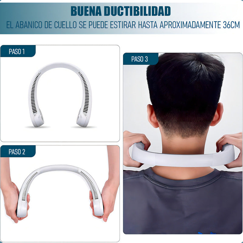 Ventilador Cuello Ventilador Usb Mini Ventilador Portatil Arcashopping Ventilador Colgante Ventilador De Cuello Recargable Mini Ventilador Usb Para Cuello