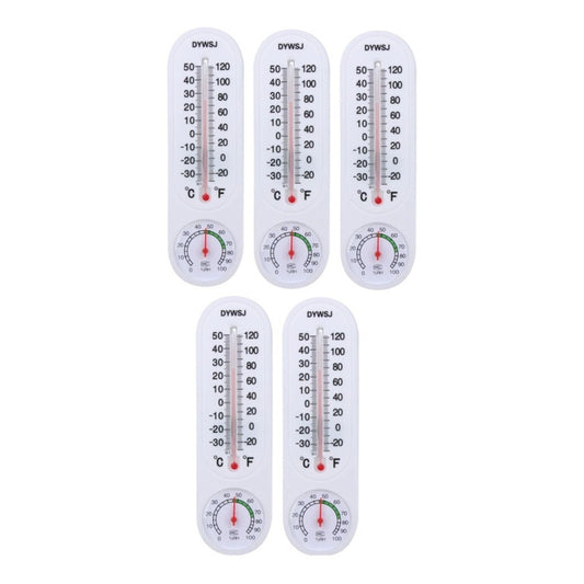 Pack X5 Termometro Higrometro Analogico Medidor Temperatura