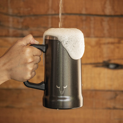 Wayu Beer Mug Stainless Steel 750ml Color Negro