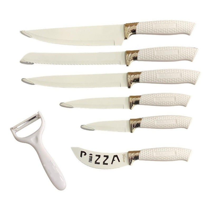 Set Cuchillos 7 Pcs Juegos Cuchillos Cuchillo Asado Cocina