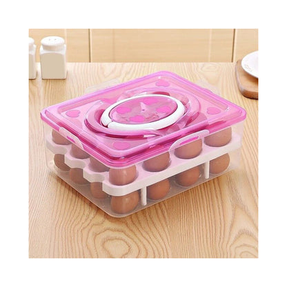 Organizador De Huevos Caja Para 32 Und Huevera Portahuevos
