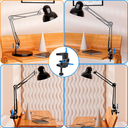 Lampara De Escritorio Lampara Velador Lamparas De Mesa E27 Arcashopping Lampara Velador Dormitorio Lampara Para Libros Lampara Led Escritorio