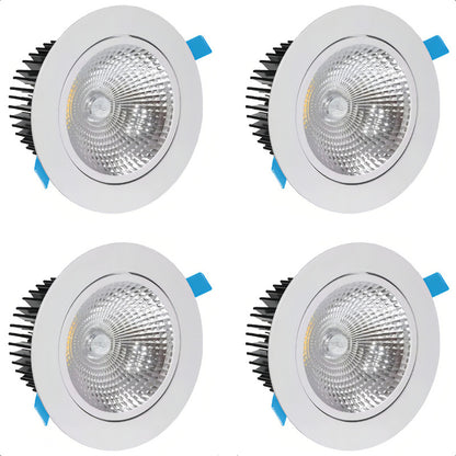 Pack X4 Lamparas Led Techo Foco 16w Lampara Dormitorio Blanco Frio Lampara De Techo Redonda Led Embutida Luz Fria Arcashopping Focos Led Embutidos Luz Fria Luces Led Foco Led 16w