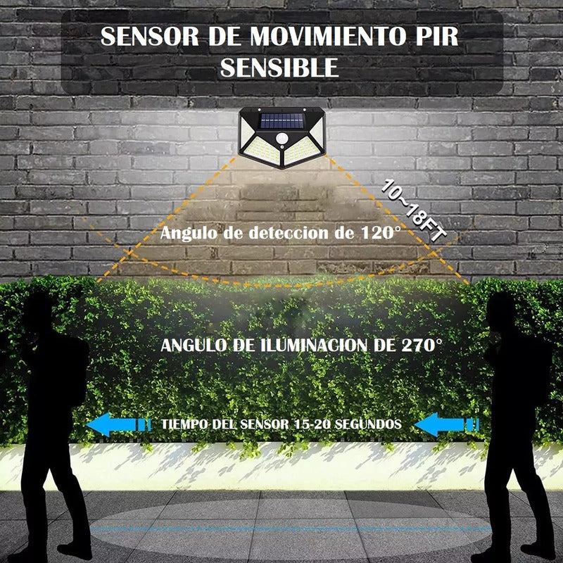 Foco Solar Con Sensor De Movimiento Led Foco Solar 7w Reflector Solar Exteriores Foco Solar Focos Solares Exterior Luz Solar Panel Foco Led Arcashopping