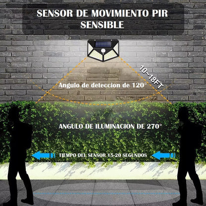 Foco Solar Con Sensor De Movimiento Led Foco Solar 7w Reflector Solar Exteriores Foco Solar Focos Solares Exterior Luz Solar Panel Foco Led Arcashopping