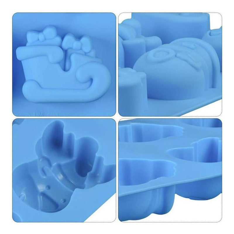 Moldes De Silicona Moldes De Pascua Molde Navidad Trineo Ren