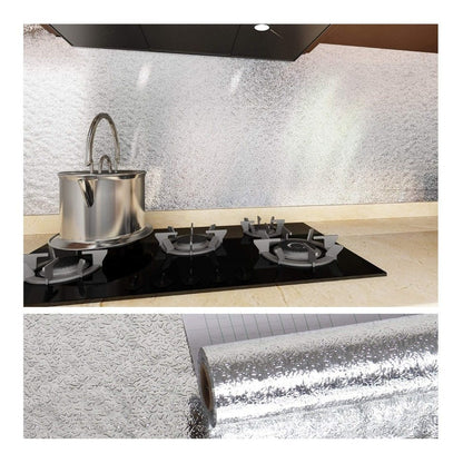 Papel Antigrasa Para Cocina 3 Metros Papel Pegatina Aluminio