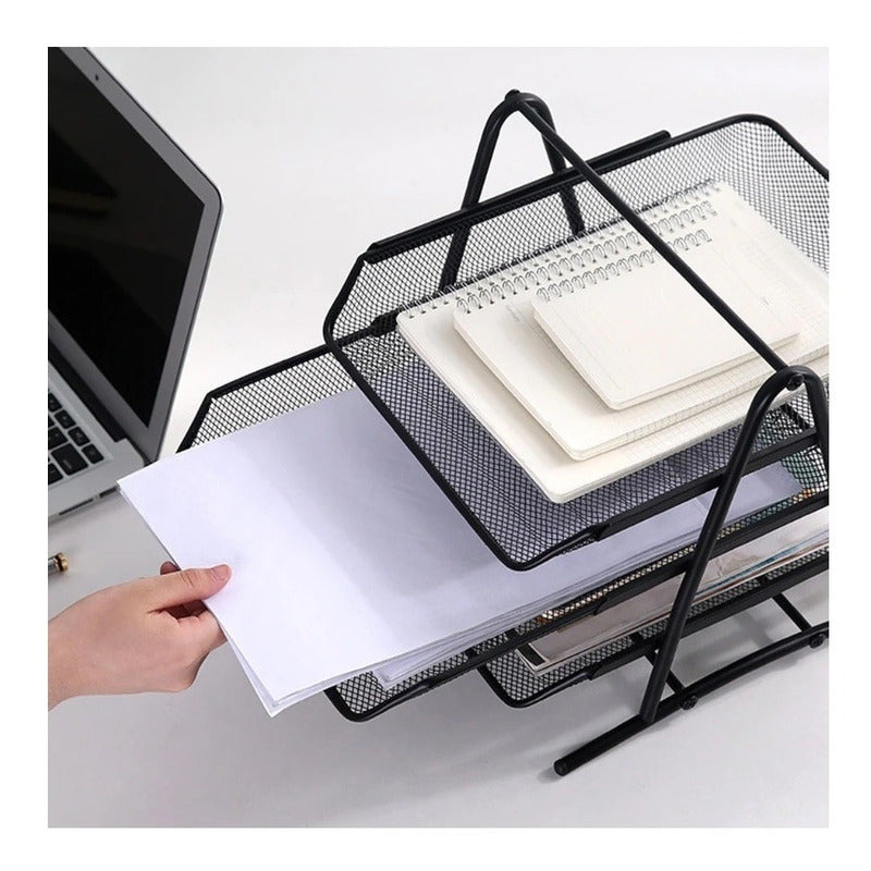 Organizador Escritorio 2 Niveles Bandeja Archivos Escritorio