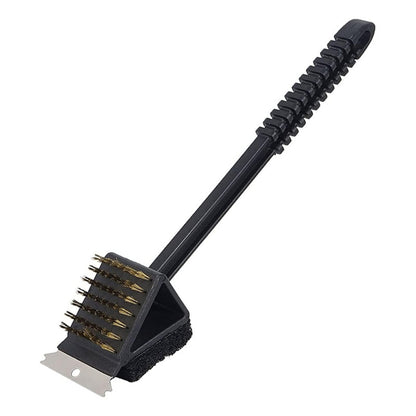 Cepillo Para Limpiar Parrilla Cepillo Raspador Acero 3 En 1