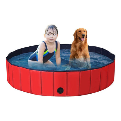 Piscina Para Perros Piscina Plegable Mascotas Perro 120x30cm