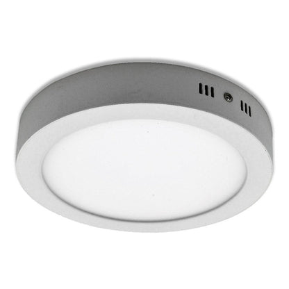 Pack X8 Foco Redondo Foco Led Sobrepuesto 18w Lamparas Techo