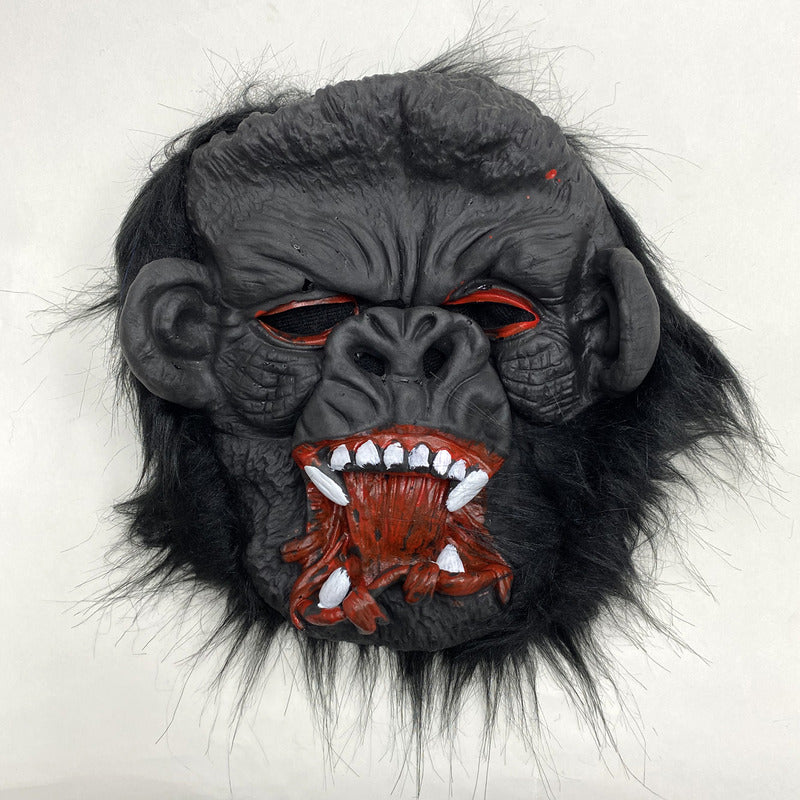 Máscara Látex De Gorila Máscara Animal Halloween Disfraz