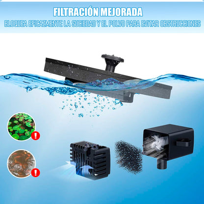 Bomba De Agua Automática Fuente De Agua Solar Aspersor Bomba