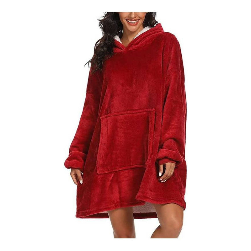 Pijama De Polar Mujer Pijama Algodon Mujer Camisolas Mujer - Fucsia / UNICA
