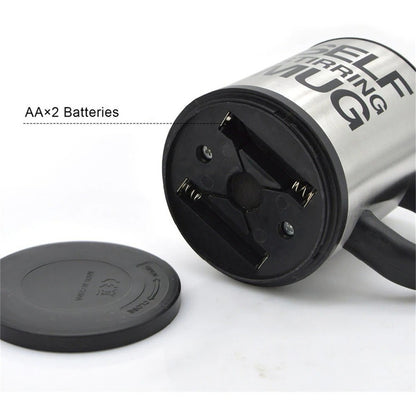 Pack X2 Tazon Con Revolvedor Tazon Mug Tazon Electrico Cafe