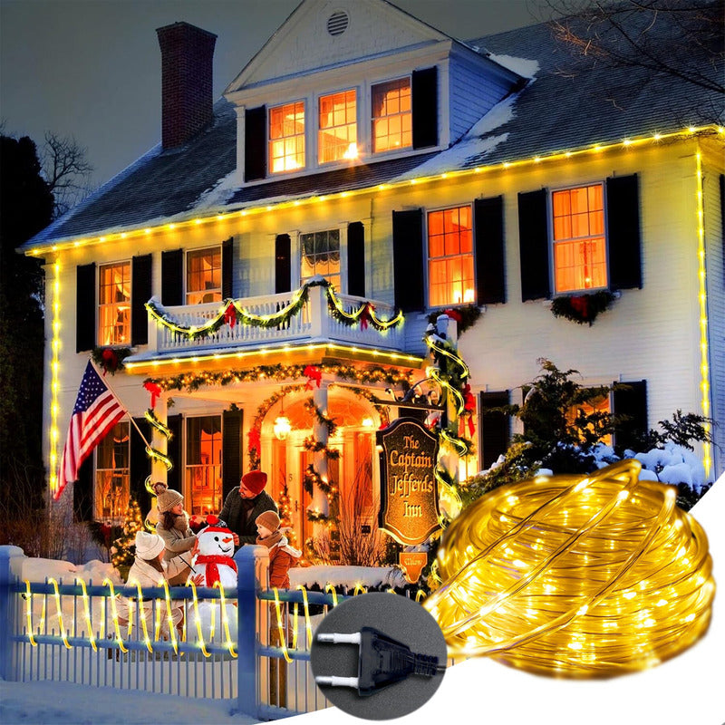 Manguera Led 5 M 8 Secuencias Luces Led De Navidad Luz Led
