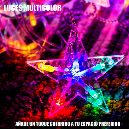 Luces Navideñas Luces Led Luces Cascada Guirnalda Multicolor Arcashopping Luces Led Luces Cascada Guirnalda Luces Exterior Estrella Guirnaldas Led Luces Navideñas Luces Led Luces Navideñas Exterior