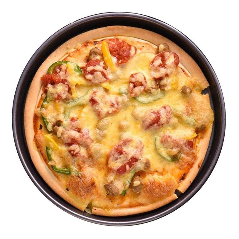X2 Molde De Pizza Antiadherent Molde Redondo Para Pizza 32cm