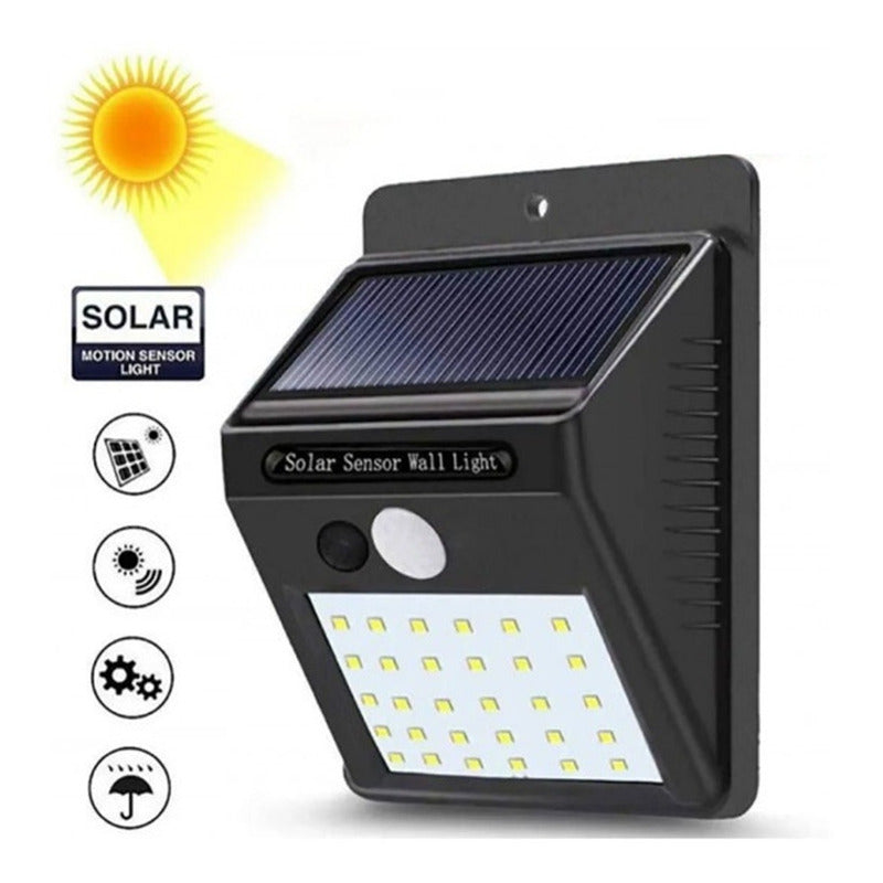 Pack X6 Focos Solares Jardin Focos Solares Exterior 30 Led