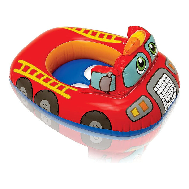 Flotador Para Niños Flotadores Piscina Camión De Bombero