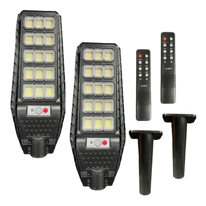 Pack X2 Foco Led Solar 300w Focos Solares Exterior Potentes