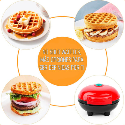 Mini Waflera Maquina Waffles Wafleras Reposteria Mini Wafler