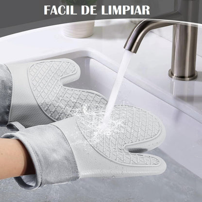 Guantes Para Horno Toma Ollas Guantes De Silicona Cocina